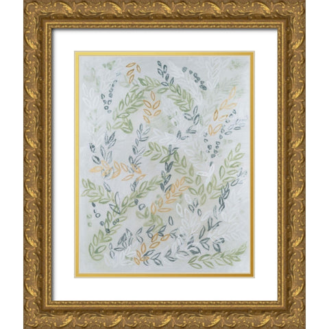 Germinate II Gold Ornate Wood Framed Art Print with Double Matting by Lam, Vanna