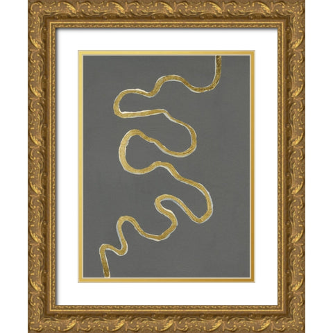 Oxbow VI Gold Ornate Wood Framed Art Print with Double Matting by Willett, Michael