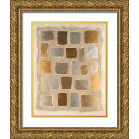 Sand Shaped II Gold Ornate Wood Framed Art Print with Double Matting by Willett, Michael