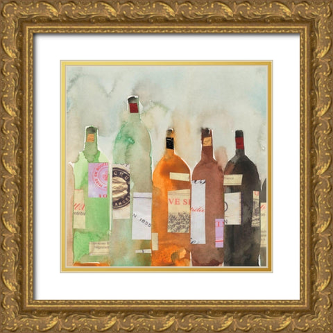 After the Magnum Lineup II Gold Ornate Wood Framed Art Print with Double Matting by Dixon, Samuel