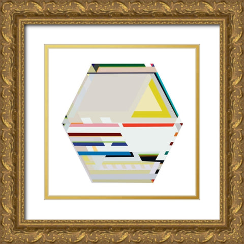 LTower 6B 1 Gold Ornate Wood Framed Art Print with Double Matting by Cartissi