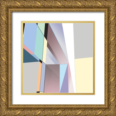 LTower23 5 Pastel Gold Ornate Wood Framed Art Print with Double Matting by Cartissi