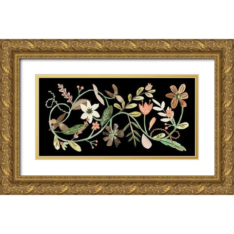 Sweet Fest V Gold Ornate Wood Framed Art Print with Double Matting by Wang, Melissa