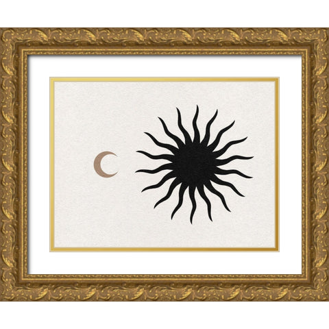 Starry Spirit I Gold Ornate Wood Framed Art Print with Double Matting by Green, Jacob