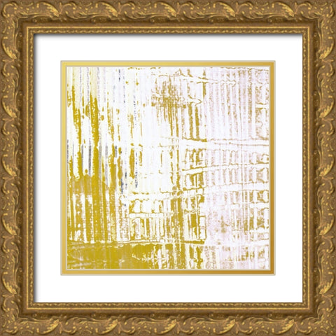 Amaze Pastels III Gold Ornate Wood Framed Art Print with Double Matting by Aryai, Sia