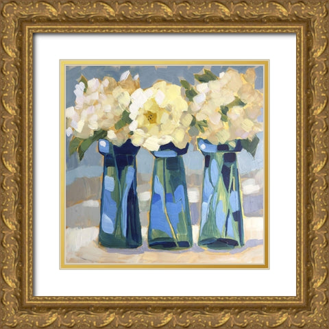 Threes Company Gold Ornate Wood Framed Art Print with Double Matting by Riger, Sue