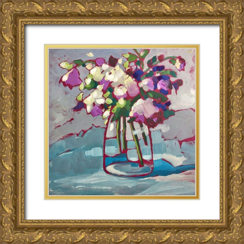 Inner Peace Gold Ornate Wood Framed Art Print with Double Matting by Riger, Sue