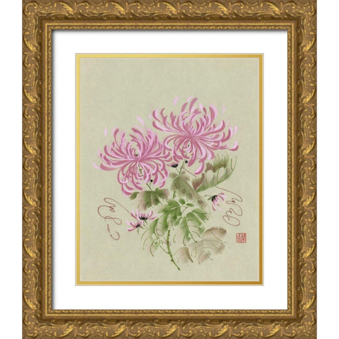 Waltz Time Gold Ornate Wood Framed Art Print with Double Matting by Rae, Nan