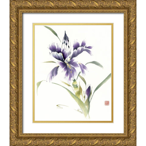 Glamour Gold Ornate Wood Framed Art Print with Double Matting by Rae, Nan