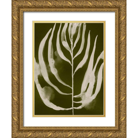 Organic Bloom IV Gold Ornate Wood Framed Art Print with Double Matting by Barnes, Victoria