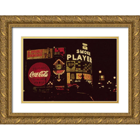 London Pavillion 1962 I Gold Ornate Wood Framed Art Print with Double Matting by Longley, Carolyn