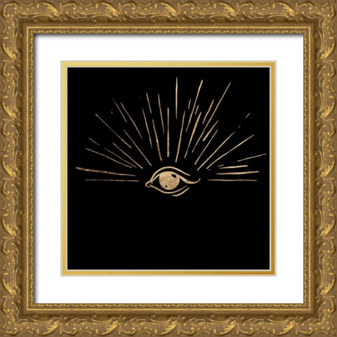 Third Eye I Gold Ornate Wood Framed Art Print with Double Matting by Green, Jacob