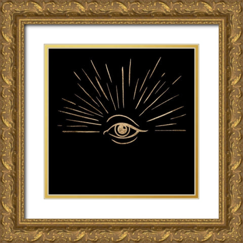 Third Eye II Gold Ornate Wood Framed Art Print with Double Matting by Green, Jacob