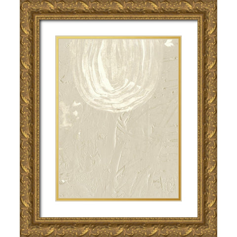 Sandy Arcs IV Gold Ornate Wood Framed Art Print with Double Matting by Wang, Melissa