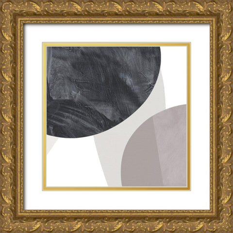 Curves and Straights I Gold Ornate Wood Framed Art Print with Double Matting by Green, Jacob