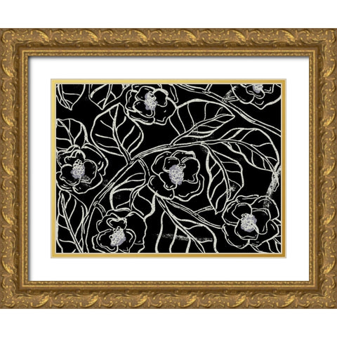 Anyplace II Gold Ornate Wood Framed Art Print with Double Matting by Wang, Melissa