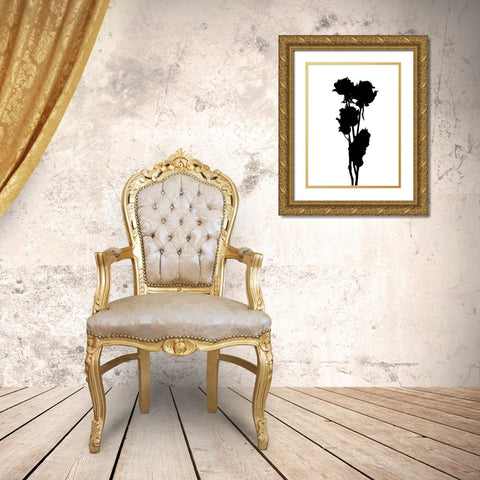 Pressed Memory III Gold Ornate Wood Framed Art Print with Double Matting by Green, Jacob