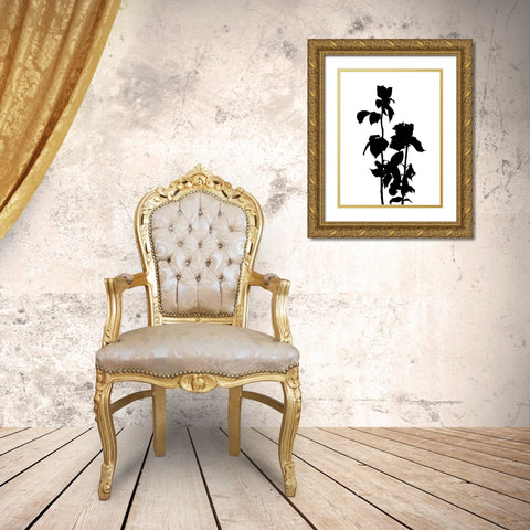 Pressed Memory IV Gold Ornate Wood Framed Art Print with Double Matting by Green, Jacob