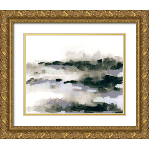 Shadow Inlet II Gold Ornate Wood Framed Art Print with Double Matting by Vess, June Erica