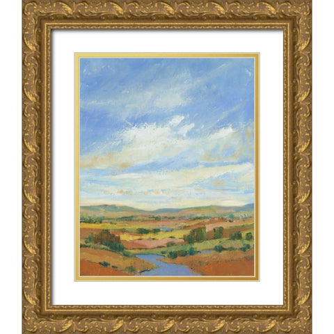 Fertile Land I Gold Ornate Wood Framed Art Print with Double Matting by OToole, Tim