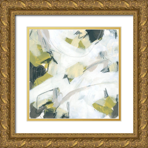 Citron Mix III Gold Ornate Wood Framed Art Print with Double Matting by Vess, June Erica