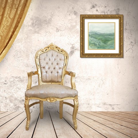 Mountain Passage I Gold Ornate Wood Framed Art Print with Double Matting by Chandler, Sharon