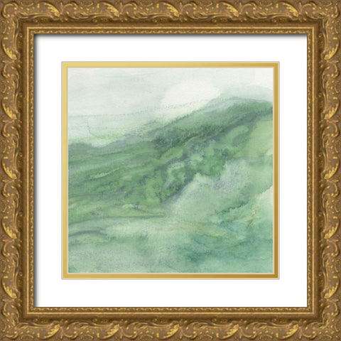 Mountain Passage II Gold Ornate Wood Framed Art Print with Double Matting by Chandler, Sharon