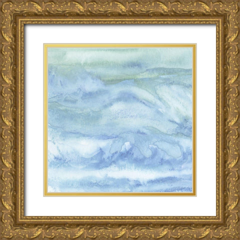 Tidal Waters III Gold Ornate Wood Framed Art Print with Double Matting by Chandler, Sharon