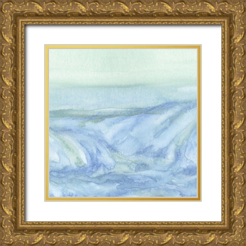 Tidal Waters V Gold Ornate Wood Framed Art Print with Double Matting by Chandler, Sharon
