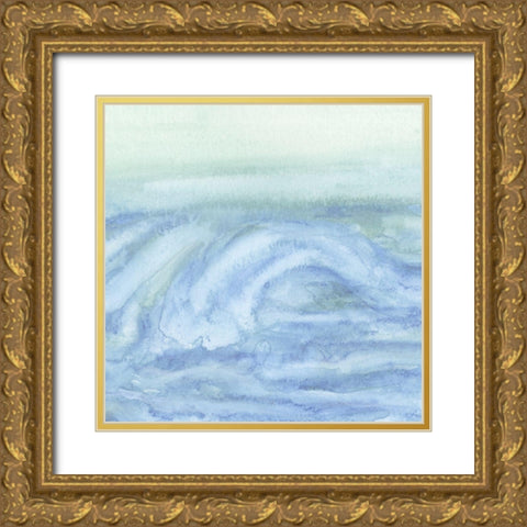 Tidal Waters VI Gold Ornate Wood Framed Art Print with Double Matting by Chandler, Sharon
