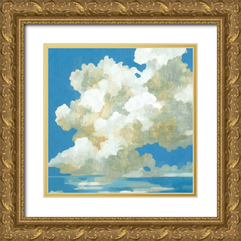 Cumulus Drift I Gold Ornate Wood Framed Art Print with Double Matting by Caroline, Emma
