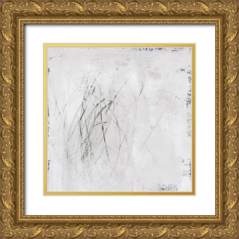 Subtle Scratches II Gold Ornate Wood Framed Art Print with Double Matting by Barnes, Victoria