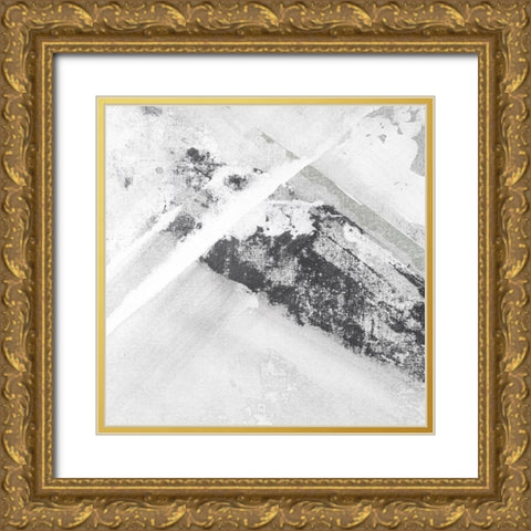 Neutral Amaze IV Gold Ornate Wood Framed Art Print with Double Matting by Aryai, Sia