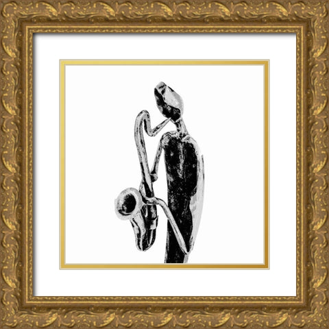 Velvet Entertainers II Gold Ornate Wood Framed Art Print with Double Matting by Stelfox, Norm