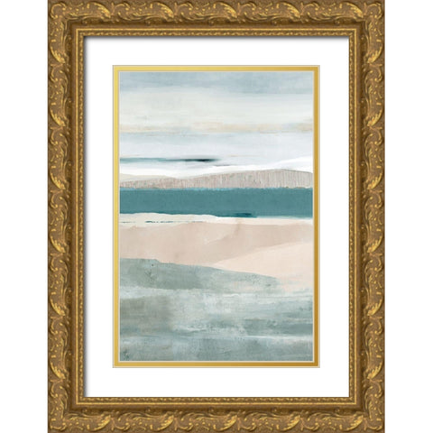 Allonby III Gold Ornate Wood Framed Art Print with Double Matting by Kouta, Flora