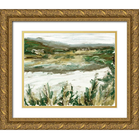 Further II Gold Ornate Wood Framed Art Print with Double Matting by Wang, Melissa