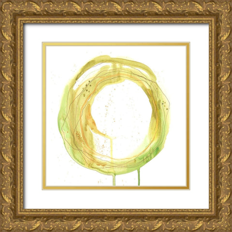 Soothing Ring II Gold Ornate Wood Framed Art Print with Double Matting by Moore, Regina