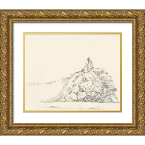 Cat Nap I Gold Ornate Wood Framed Art Print with Double Matting by Harper, Ethan