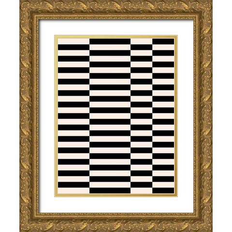 Zip Zap II Gold Ornate Wood Framed Art Print with Double Matting by Green, Jacob