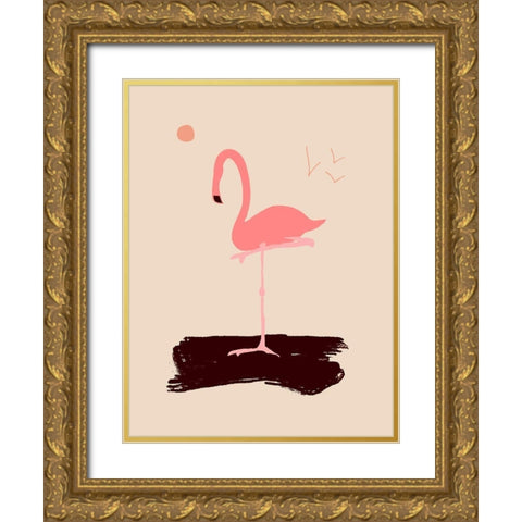 Native Floridian I Gold Ornate Wood Framed Art Print with Double Matting by Green, Jacob