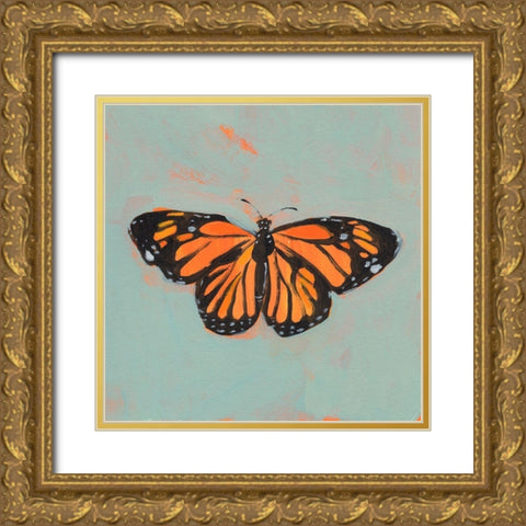 Light Monarch I Gold Ornate Wood Framed Art Print with Double Matting by Green, Jacob