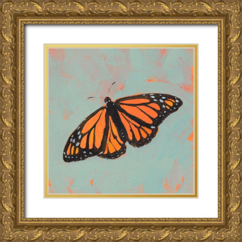 Light Monarch II Gold Ornate Wood Framed Art Print with Double Matting by Green, Jacob