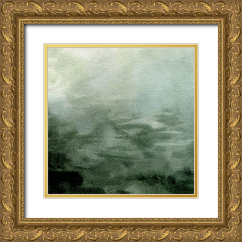 Dark Waters I Gold Ornate Wood Framed Art Print with Double Matting by Caroline, Emma