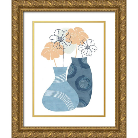 Setting the Table I Gold Ornate Wood Framed Art Print with Double Matting by Holman, Nicholas