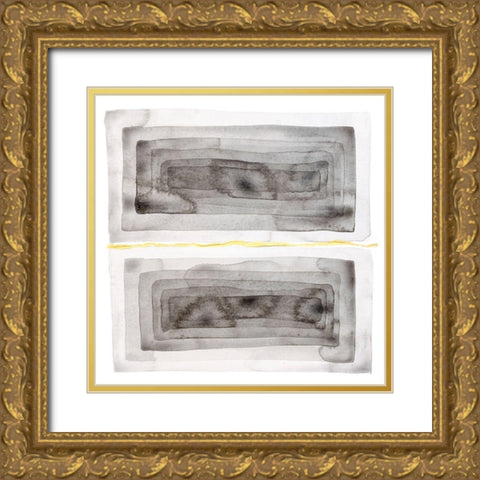 Ultimate Grey Cuts I Gold Ornate Wood Framed Art Print with Double Matting by Sparler, Erin