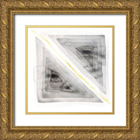 Ultimate Grey Cuts II Gold Ornate Wood Framed Art Print with Double Matting by Sparler, Erin