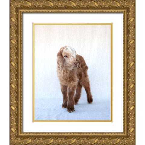 Friday Gold Ornate Wood Framed Art Print with Double Matting by Soderman, Tania