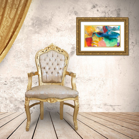 Observation 6 Gold Ornate Wood Framed Art Print with Double Matting by Jasper, Sisa