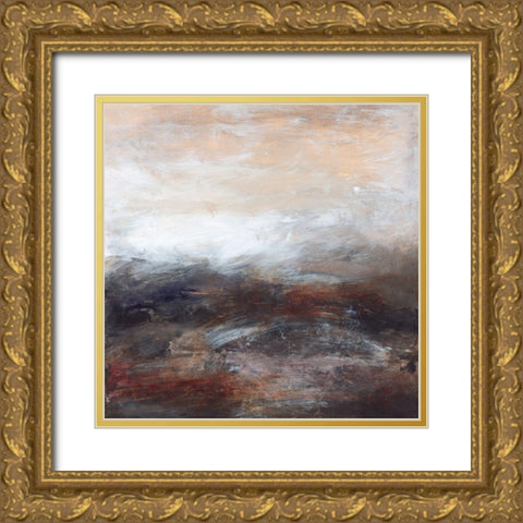 Abstract Illusion II Gold Ornate Wood Framed Art Print with Double Matting by Gordon, Sharon