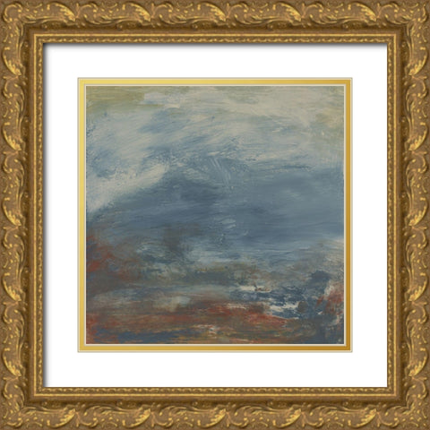Haze I Gold Ornate Wood Framed Art Print with Double Matting by Gordon, Sharon